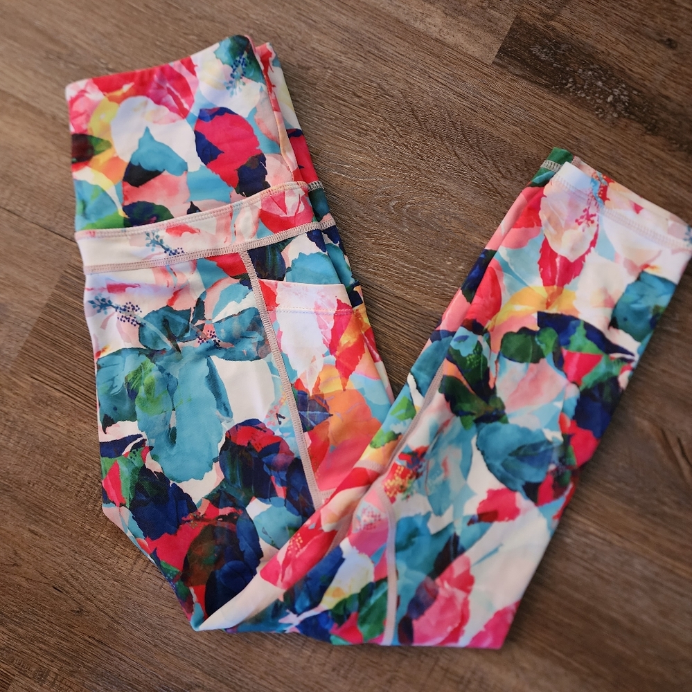 Floral Pocket Zyia LNT Leggings-XS/2